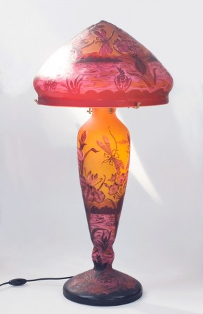 Art Nouveau Lamp 1900, Dom Nancy Lamp