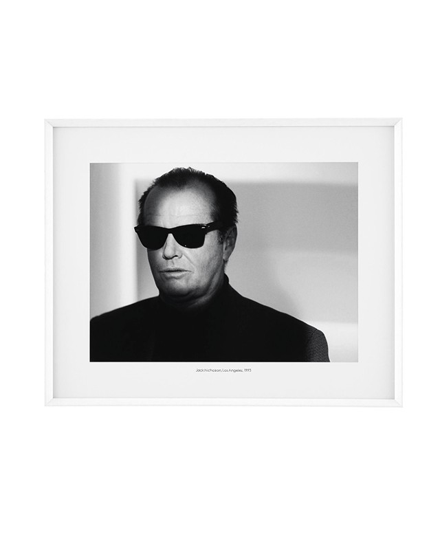 American actor Jack Nicholson wearing 